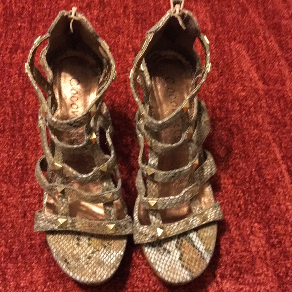 Woman’s wedge sandals